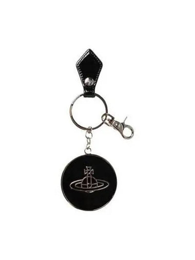 Keyring Logo Plaque Black - VIVIENNE WESTWOOD - BALAAN 1