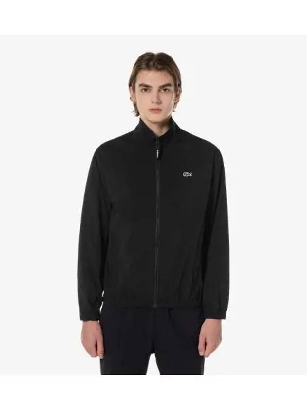 Men s Woven Set up Jacket Black - LACOSTE - BALAAN 1