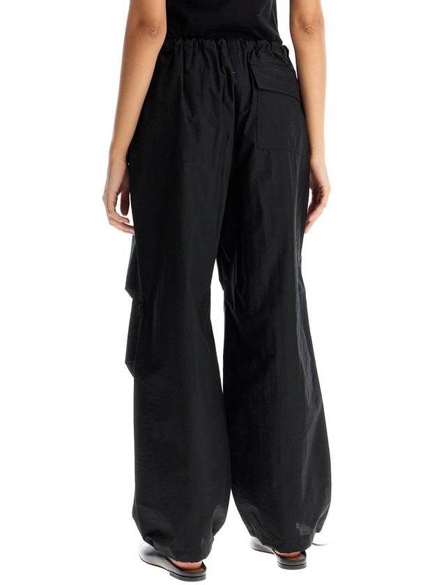 Relaxed Fit Straight Pants Black - ACNE STUDIOS - BALAAN 4