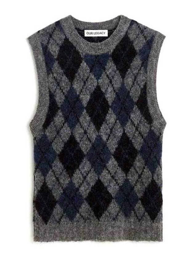 Formal Duke Argyle Vest Grey - OUR LEGACY - BALAAN 2