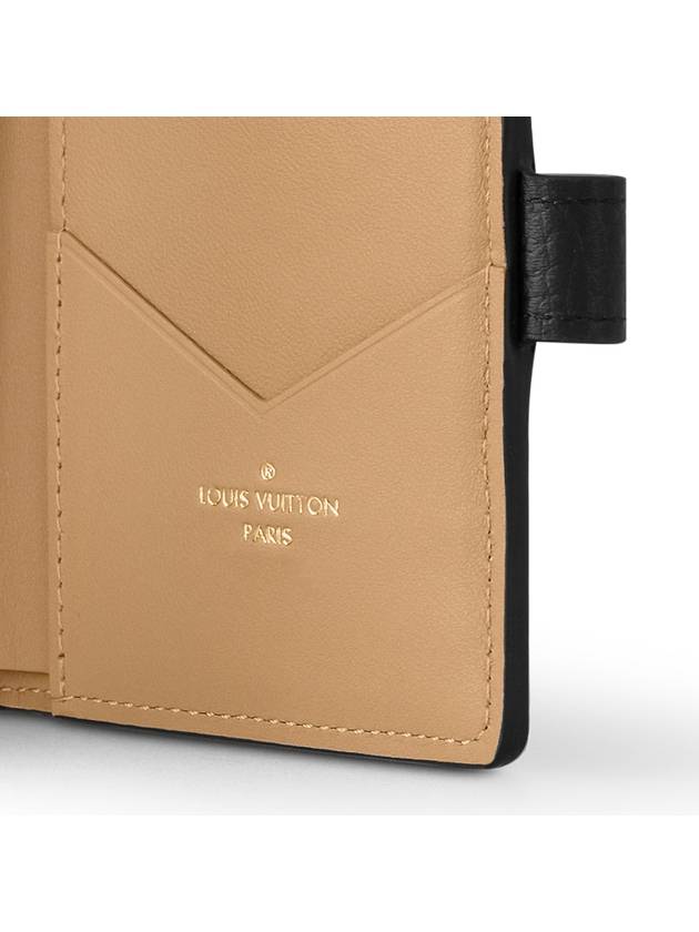 LV Vertical Compact Half Wallet Black - LOUIS VUITTON - BALAAN 5