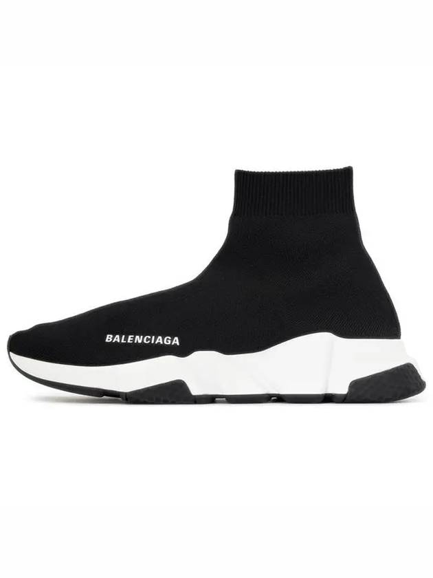 Speed Trainer  High Top Sneakers Black White - BALENCIAGA - BALAAN 3