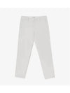 Men's Tapered Fit Cotton Stretch Chino Pants Cream - LACOSTE - BALAAN 2