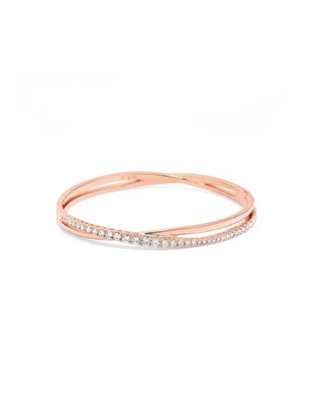 Hyperbola Twisted Crystal Bracelet Rose Gold - SWAROVSKI - BALAAN 2