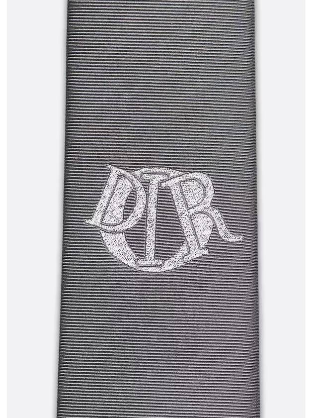 Cravat Charm Neck Tie Grey - DIOR - BALAAN 6