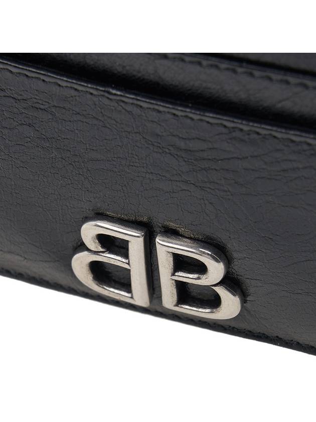 BB Logo Card Wallet Black - BALENCIAGA - BALAAN 7