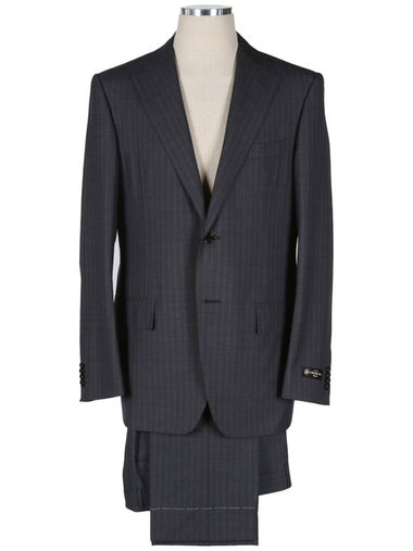 2107230 Striped virgin wool suit - CORNELIANI - BALAAN 1