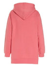 Logo Print Cotton Hooded Top Pink - MARNI - BALAAN 3