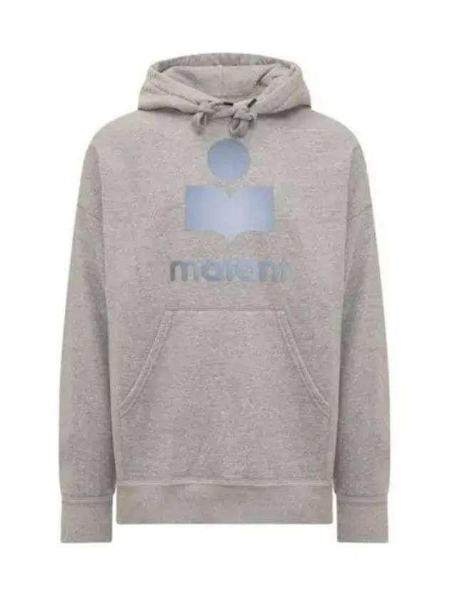 Miley Logo Print Hoodie Grey - ISABEL MARANT - BALAAN 2