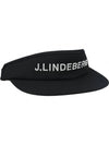 Viktor Embroidered Logo Visor Black - J.LINDEBERG - BALAAN 2