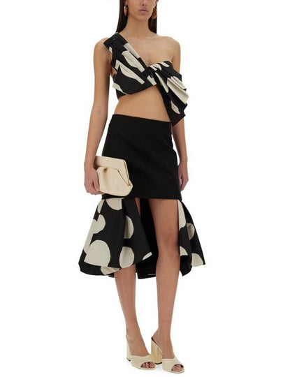 Nina Ricci Midi Skirt With Double Ruffles - NINA RICCI - BALAAN 2