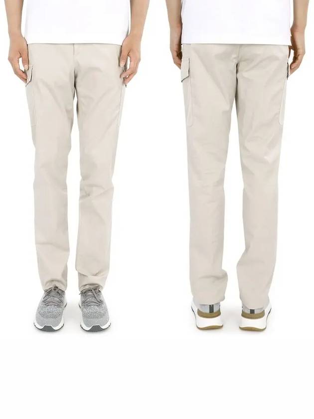 Garment-Dyed Leisure Fit Straight Pants Beige - BRUNELLO CUCINELLI - BALAAN 2