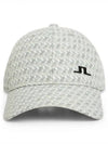 Men's Golf Jim Print Ball Cap Grey - J.LINDEBERG - BALAAN 2