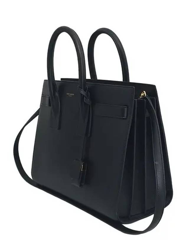 355153 Black color MINI SAC JOUR de tote bag shoulder strap 2WAY - SAINT LAURENT - BALAAN 3