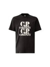 30/1 Jersey Graphic Short Sleeve T-Shirt Black - CP COMPANY - BALAAN 2