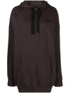 Solena Logo Embroidered Hoodie SW0101FAA2M41I - ISABEL MARANT - BALAAN 1