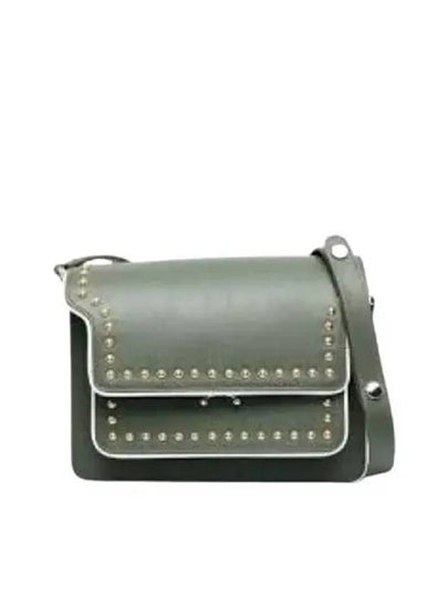 Medium Calfskin Trunk Shoulder Bag Green - MARNI - BALAAN 2