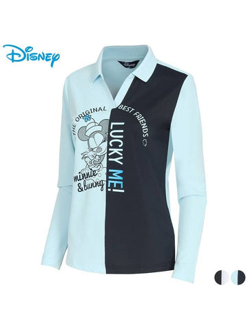 color combination PK long sleeve collar t-shirt DN1LTS006 - DISNEY GOLF - BALAAN 1