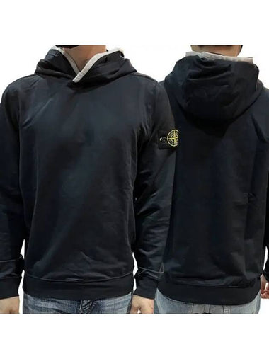 Wappen patch stretch cotton hoodie 17759248 270841 1095843 - STONE ISLAND - BALAAN 1