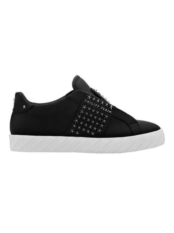 star studded low-top sneakers black - PHILIPP PLEIN - BALAAN 1