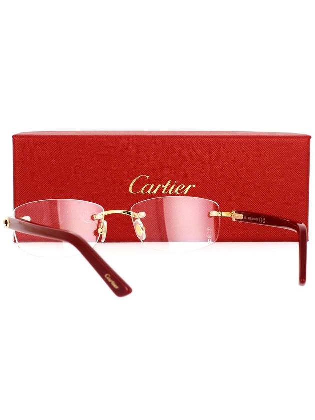 Sunglasses CT0048O 006 Gold - CARTIER - BALAAN 5