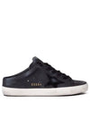 Superstar Sabot Suede Low Top Sneakers Black - GOLDEN GOOSE - BALAAN 2