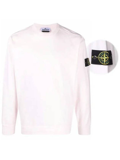 Wappen Patch Garment Dyed Heavy Cotton Sweatshirt Rose - STONE ISLAND - BALAAN 2