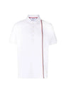 RWB Stripe Polo Shirt White - THOM BROWNE - BALAAN 2