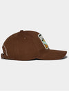 Men's Logo Cotton Ball Cap Brown - DSQUARED2 - BALAAN 8