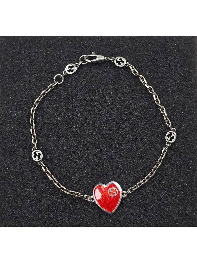 G interlocking heart blasley bracelet - GUCCI - BALAAN 2