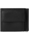 Leather Compact Card Wallet Black - EMPORIO ARMANI - BALAAN 4