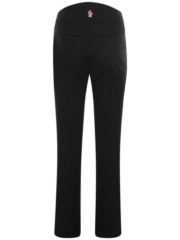 Grenoble Slim Fit Pants Black - MONCLER - BALAAN 3