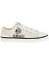 Binkoo Logo Canvas Low Top Sneakers Chalk - ISABEL MARANT - BALAAN 3