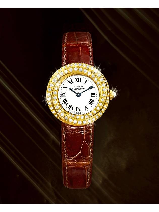 Trinity Women s Full Diamond Alligator Leather Watch - CARTIER - BALAAN 2