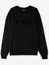VPC Logo Crew Neck Sweatshirt Black - A.P.C. - BALAAN 3
