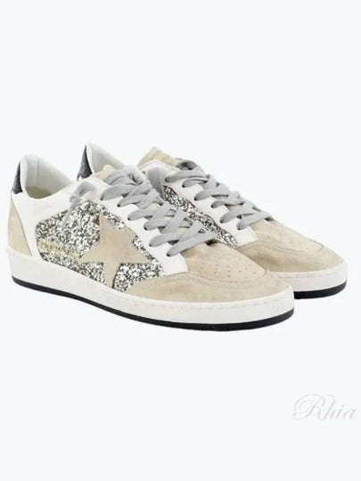 Superstar Glitter Low Top Sneakers Beige - GOLDEN GOOSE - BALAAN 2