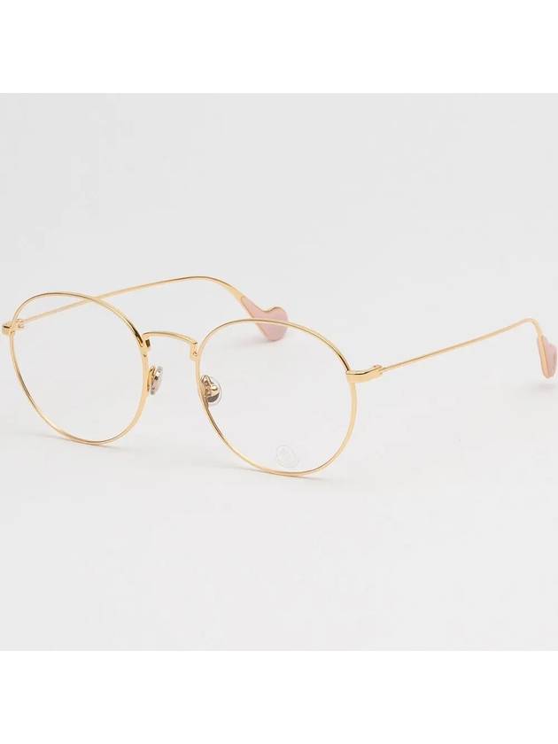 Eyewear Round Glasses Gold - MONCLER - BALAAN 6