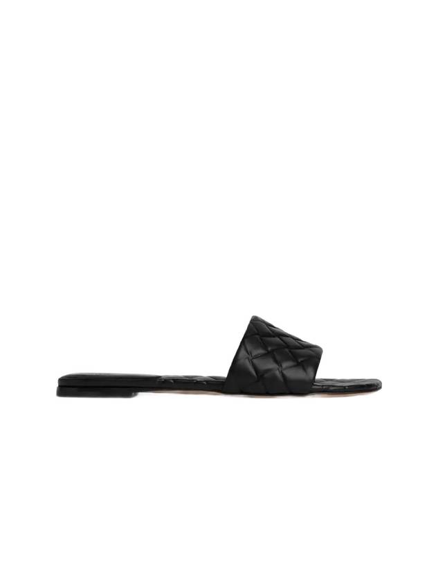 Flat Amy Mule Black - BOTTEGA VENETA - BALAAN 3