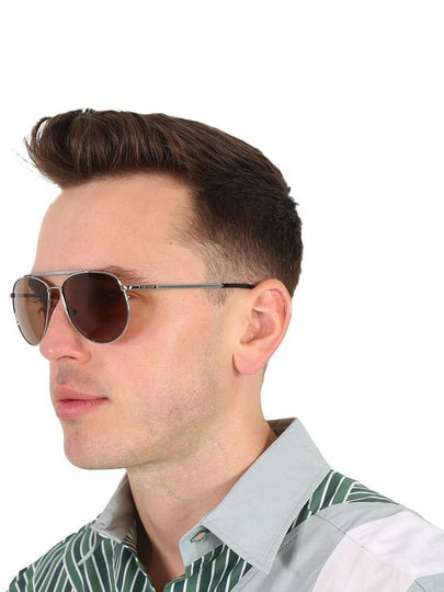 Lacoste Brown Pilot Unisex Sunglasses L177S 033 57 - LACOSTE - BALAAN 2