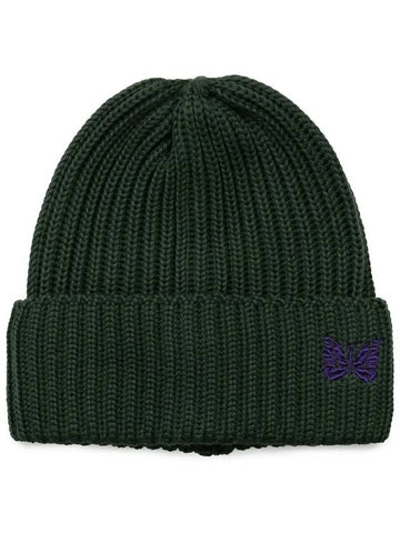 Green logo wool beanie NS064 - NEEDLES - BALAAN 1