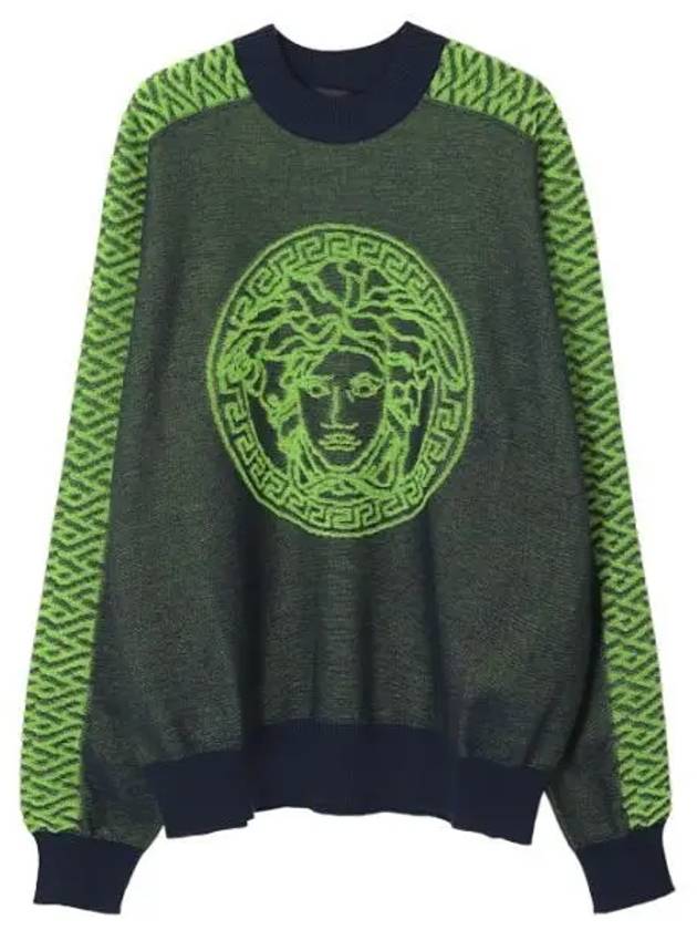 Greek Medusa Terry Sweater Men s Knit - VERSACE - BALAAN 1