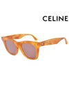 Sunglasses CL40057F 53E Square Acetate Men Women - CELINE - BALAAN 3