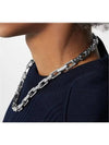 Monogram Chain Necklace Silver - LOUIS VUITTON - BALAAN 5