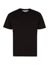 Cotton Crew Neck Short Sleeve T-Shirt 3 Pack Black - OFF WHITE - BALAAN 2