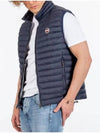 Le Logo Patch Lightweight Padded Vest Navy - COLMAR - BALAAN 4