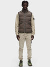 Seamless Tunnel Nylon Down Vest Green - STONE ISLAND - BALAAN 3