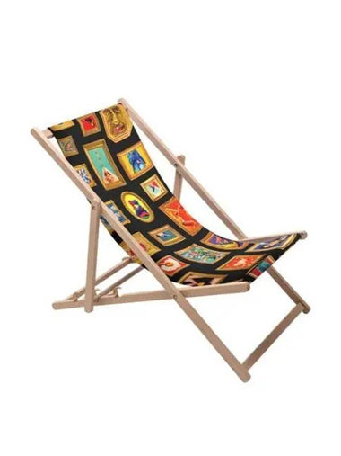 TP wooden folding deck chair frame 87x58x81H - SELETTI - BALAAN 1