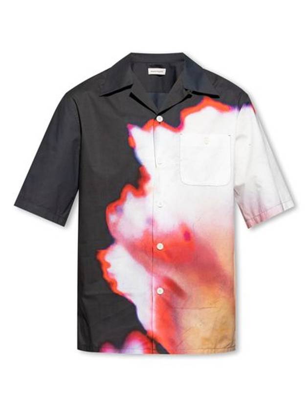 ALEXANDER MCQUEEN Floral Printed Cotton Shirt - ALEXANDER MCQUEEN - BALAAN 1