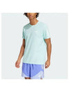 Own The Run Short Slevee T Shirt Semi Flash Aqua - ADIDAS - BALAAN 2