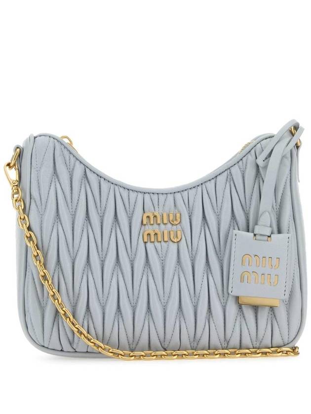 Matelasse Nappa Leather Shoulder Bag Cornflower - MIU MIU - BALAAN 1